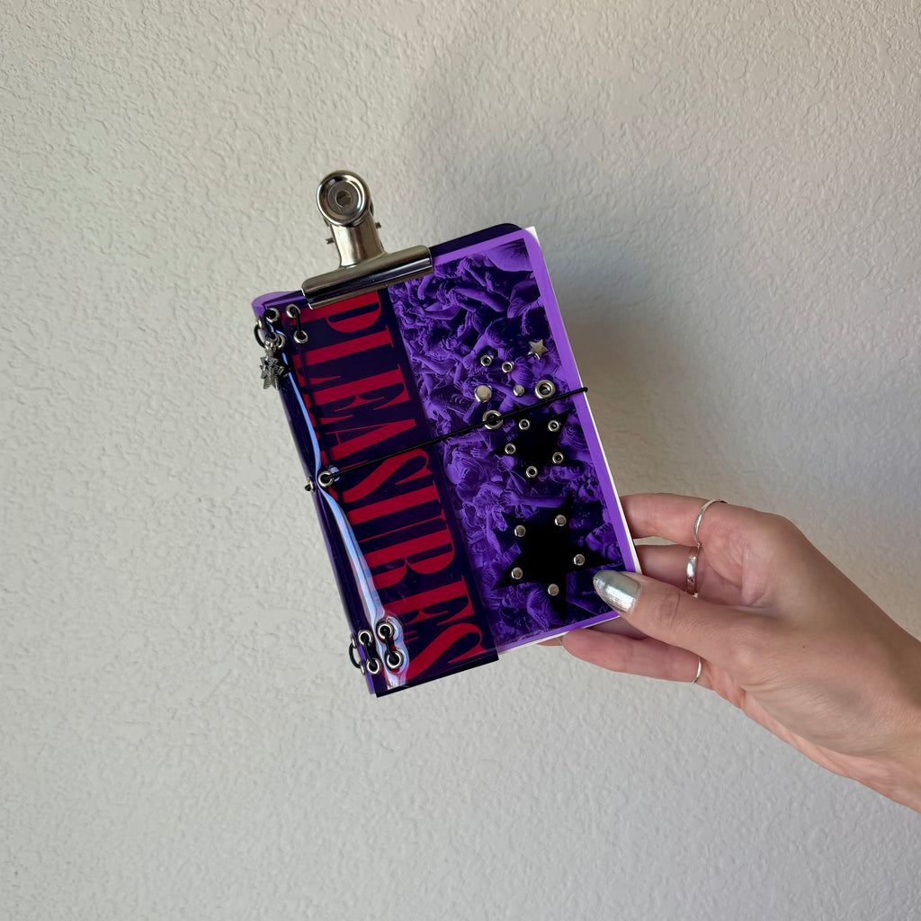 A6Pocket Vinyl Transparent Purple Journal