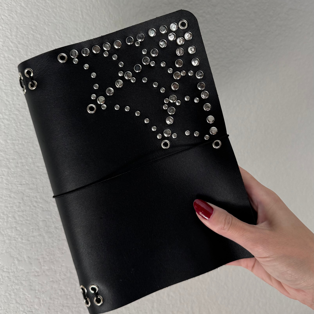 A5 Spiderweb Leather Journal