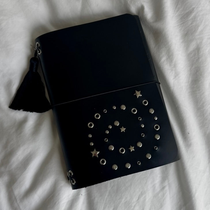 A5 Spiral Leather Journal