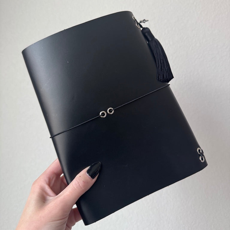 A5 Spiral Leather Journal