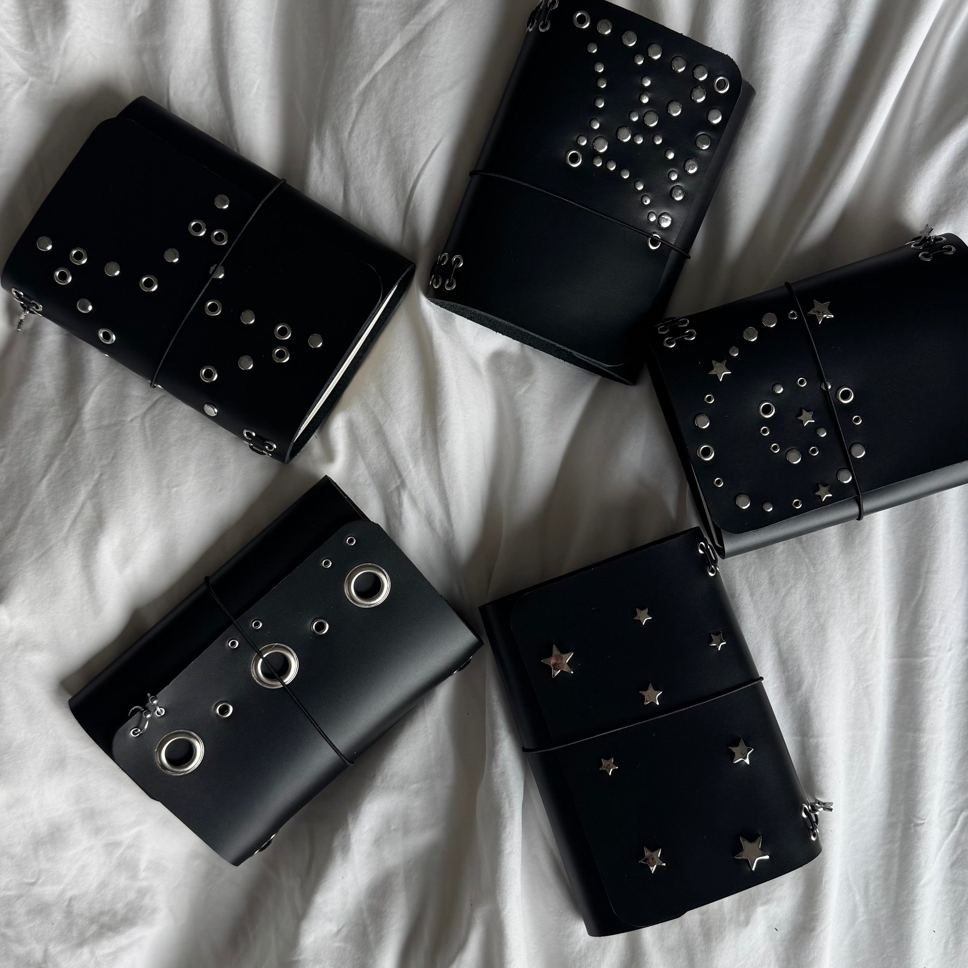 A6 Spiderweb Leather Journal